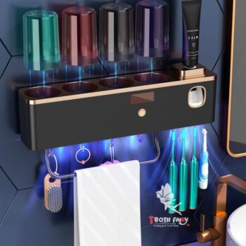 New Design Black Toothbrush/Toothpaste
Holder