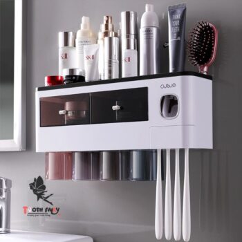 Toothbrush/Toothpaste Holder