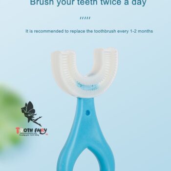 Baby U-Shaped manual silicone toothbrush